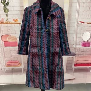 Plenty plaid women’s coat size M